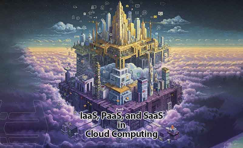 Exploring the Cloud: A Visual Representation of IaaS, PaaS, and SaaS. 